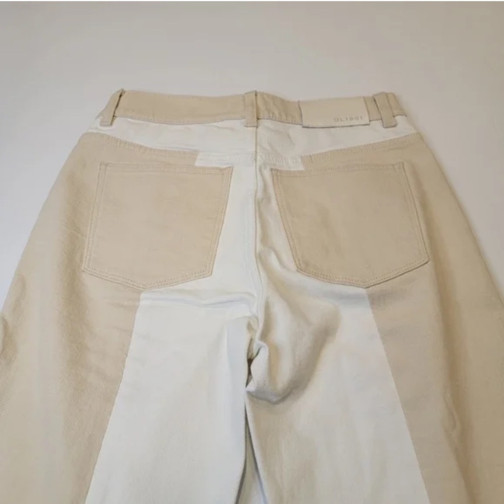 DL1961 Cream & White Pants | Women’s Chic Neutral Trousers | Sophisticated Style